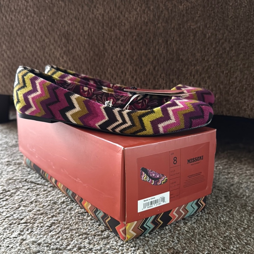 Missoni Zigzag Ballet Flats
